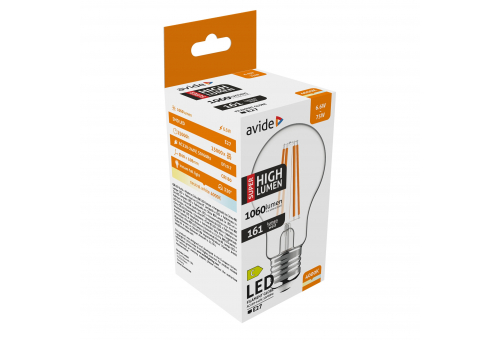 LED Filament Globe 6.6W E27 A60 NW 4000K Super High Lumen