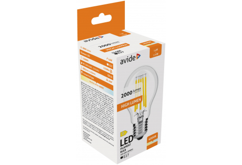LED Filament Globe 14W E27 A65 360° NW 4000K High Lumen