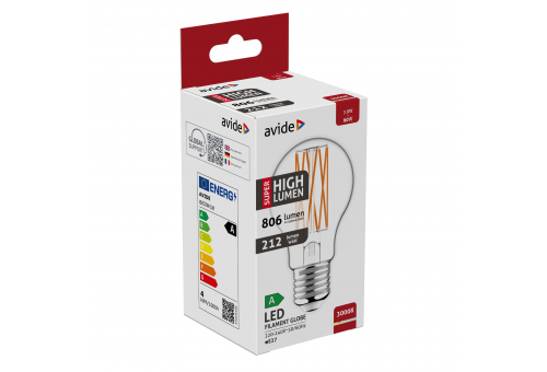 LED Filament Globe 3.8W E27 WW 3000K Super High Lumen