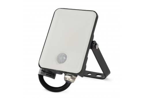 LED Reflektor Slim PIR mozgásérzékelő szenzorral, SMD 10W NW 4000K