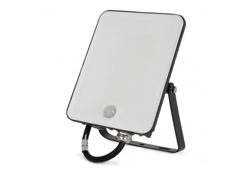 LED Reflektor Slim PIR mozgásérzékelő szenzorral, SMD 50W NW 4000K