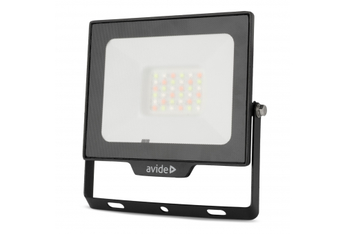 LED Reflektor Slim SMD 30W RGB IR távirányítóval