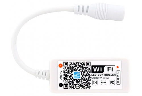 LED Szalag 5-24V 100W RGB+W Mini WIFI-s Vezérlő