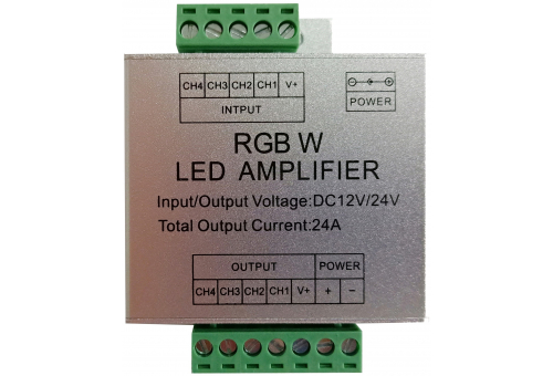 LED Szalag 12-24V 288W RGB+W Jelerősítő