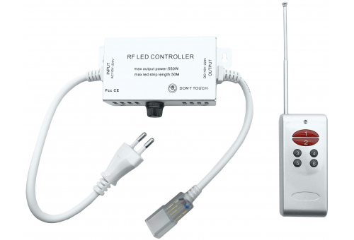 LED Szalag 220V RGB RF Távirányító és Vezérlő 50m LED-szalaghoz