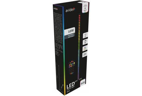 LED saroklámpa digitális RGB zene szenzorral + IR táv