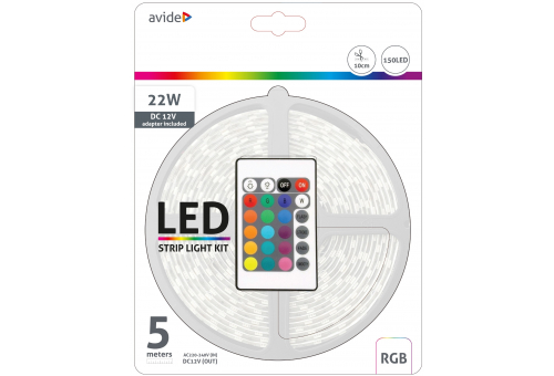 LED Szalag Bliszter 12V 7.2W SMD5050 RGB