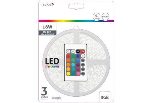 LED Szalag Bliszter 12V 7.2W SMD5050 RGB
