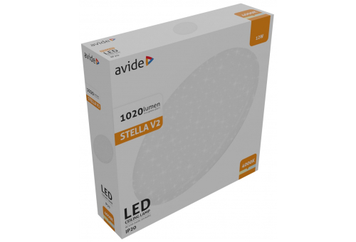 LED Mennyezeti Lámpa Stella V2 12W 280*65mm NW