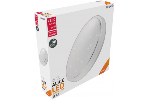 LED Mennyezeti Lámpa IP44 Alice 24W 380*110mm NW