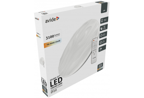 LED Mennyezeti Lámpa Selene-CCT 48W távirányítóval