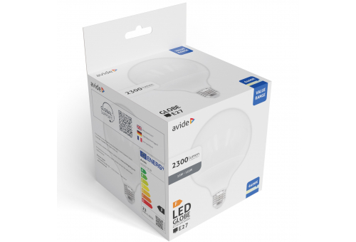Value LED G120 SMD Globe Opal E27 23W CW 6400K