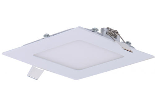LED Beépíthető Négyzetes Mennyezeti Lámpa 24W, CCT kapcsolóval, ALU, IP44 Front