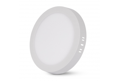 LED Falra Szerelhető Kerek Mennyezeti Lámpa 18W, CCT kapcsolóval, ALU, IP44 Front
