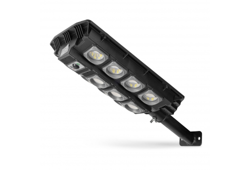 LED Szolár Utcai Lámpa Távirányítóval, Mozgásérzékelővvel Autamata Dimm funkcióval, 1000lm