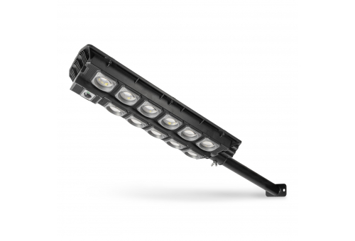 LED Szolár Utcai Lámpa Távirányítóval, Mozgásérzékelővvel Autamata Dimm funkcióval, 1500lm